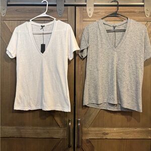 NWT Monrow v neck tee